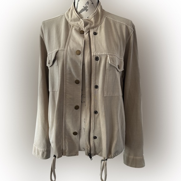 Caslon Jackets & Blazers - CASLON jacket, military inspired utility style Cotton, Draw string Size Large